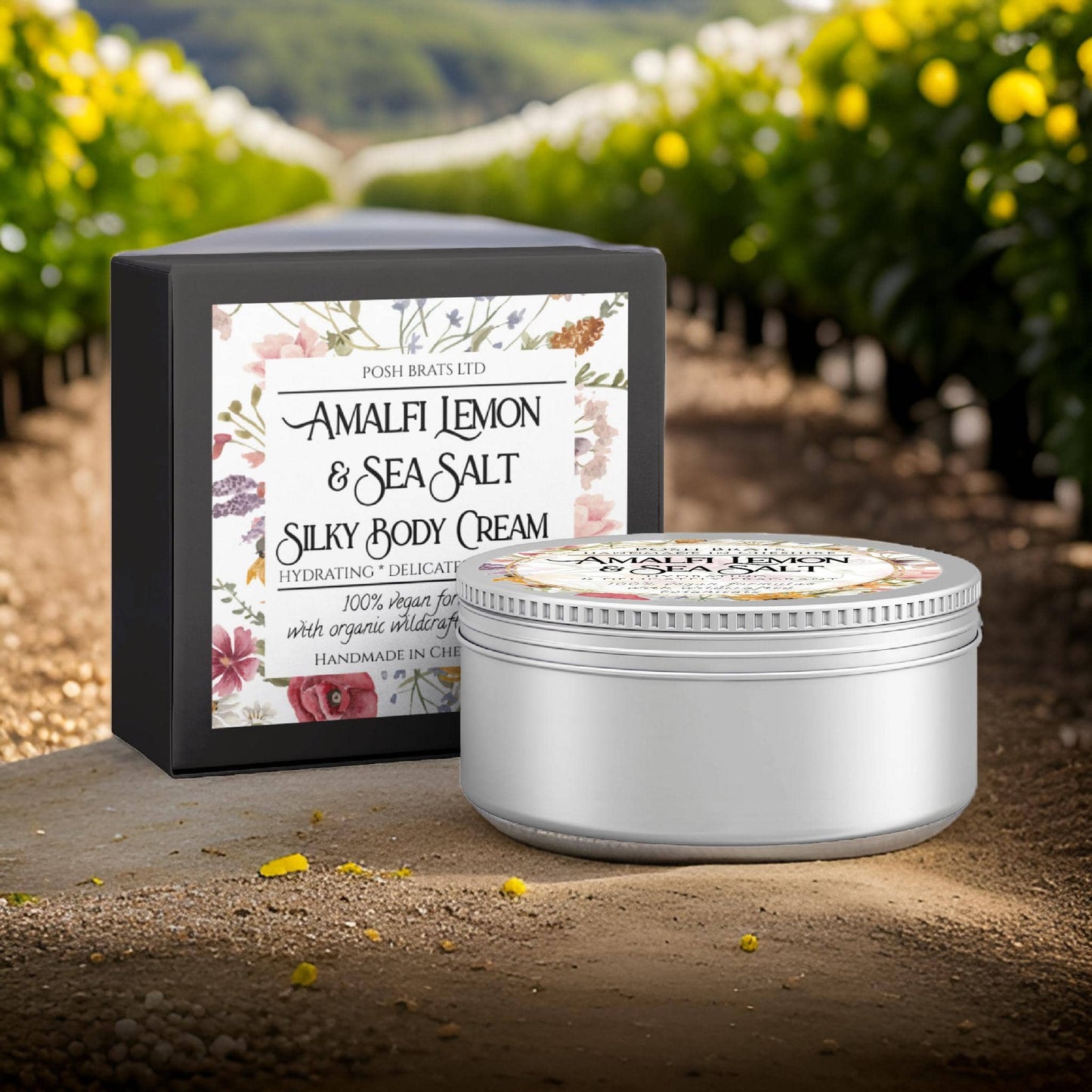 Amalfi Lemon & Sea Salt Silky Body Butter Cream