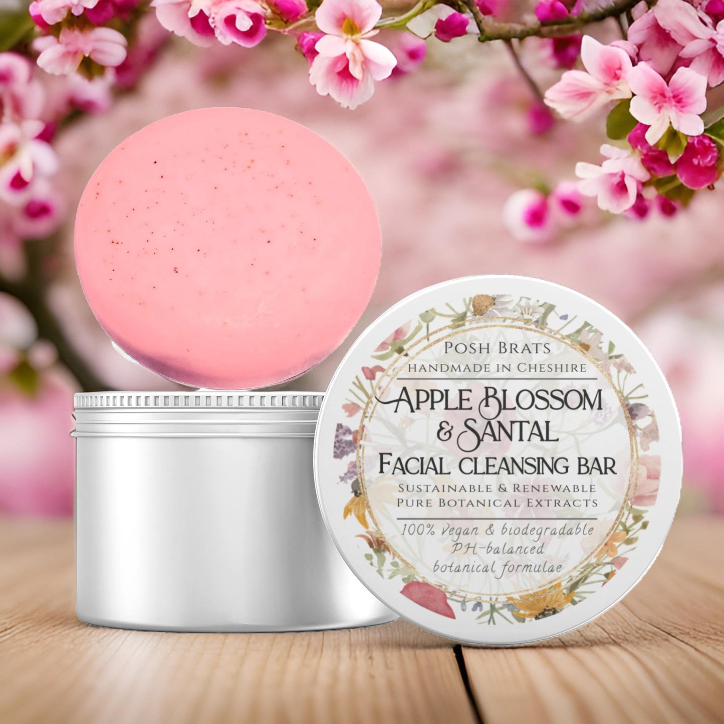 Apple Blossom & Santal Facial Cleansing Bar