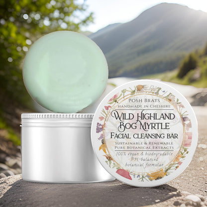 Wild Highland Bog Myrtle Facial Cleansing Bar