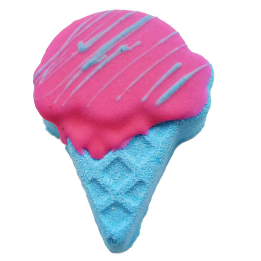 Bubblegum Ice Cream Cone Fizzy Bath Bomb