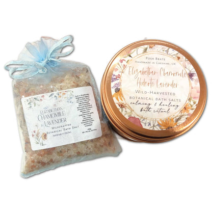 Elizabethan Chamomile Lavender Botanical Bath Salt