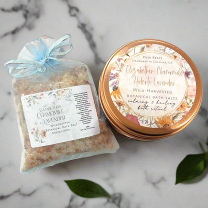 Elizabethan Chamomile Lavender Botanical Bath Salt