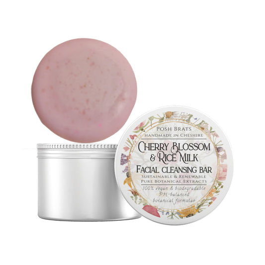 Cherry Blossom & Rice Milk Facial Cleansing Bar