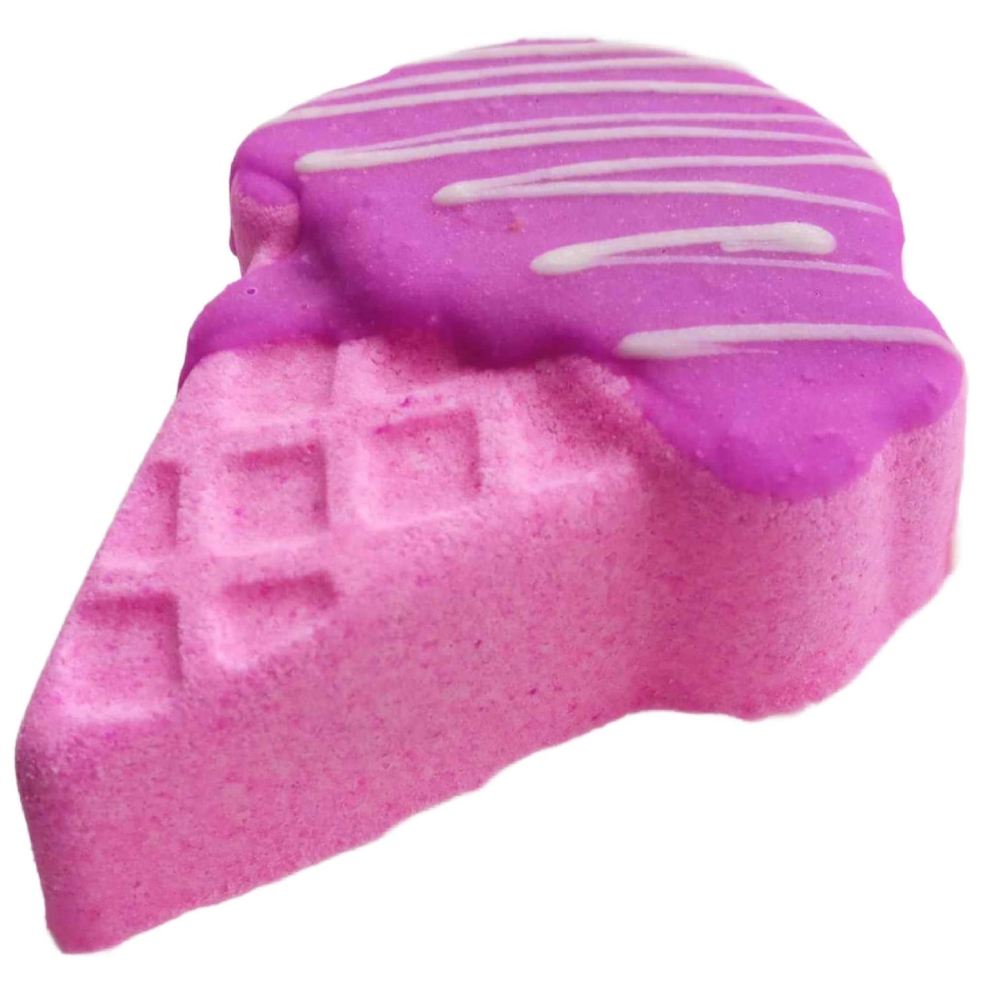 Cherry Almond Ice Cream Cone Fizzy Bath Bomb