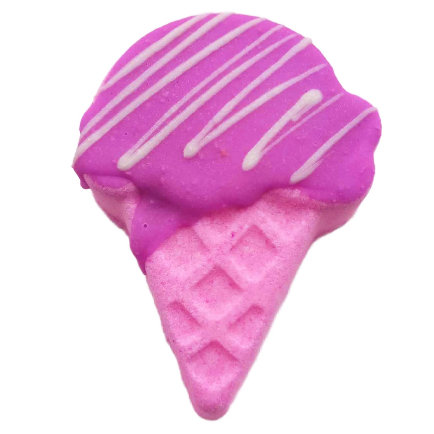 Cherry Almond Ice Cream Cone Fizzy Bath Bomb