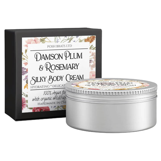 Damson Plum & Rosemary Silky Body Butter Cream