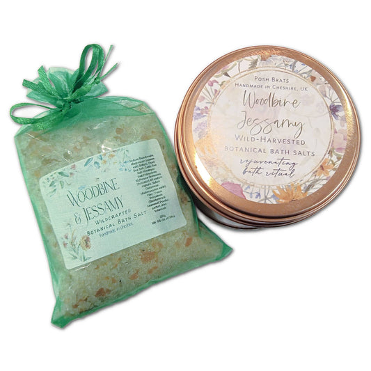 Woodbine Jessamy Spa Mineral Botanical Bath Salt Sachet