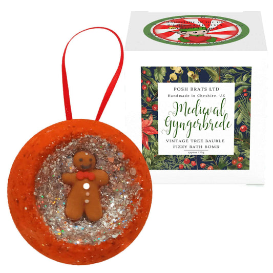 Bombe de bain de Noël médiévale Gyngerbrede Bauble